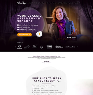 AILSA PAGE HOMEPAGE