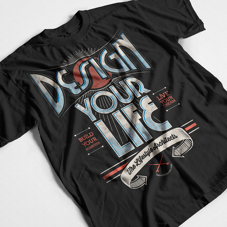  DESIGN  YOUR LIFE T SHIRT DESIGN Studio  1 Design 