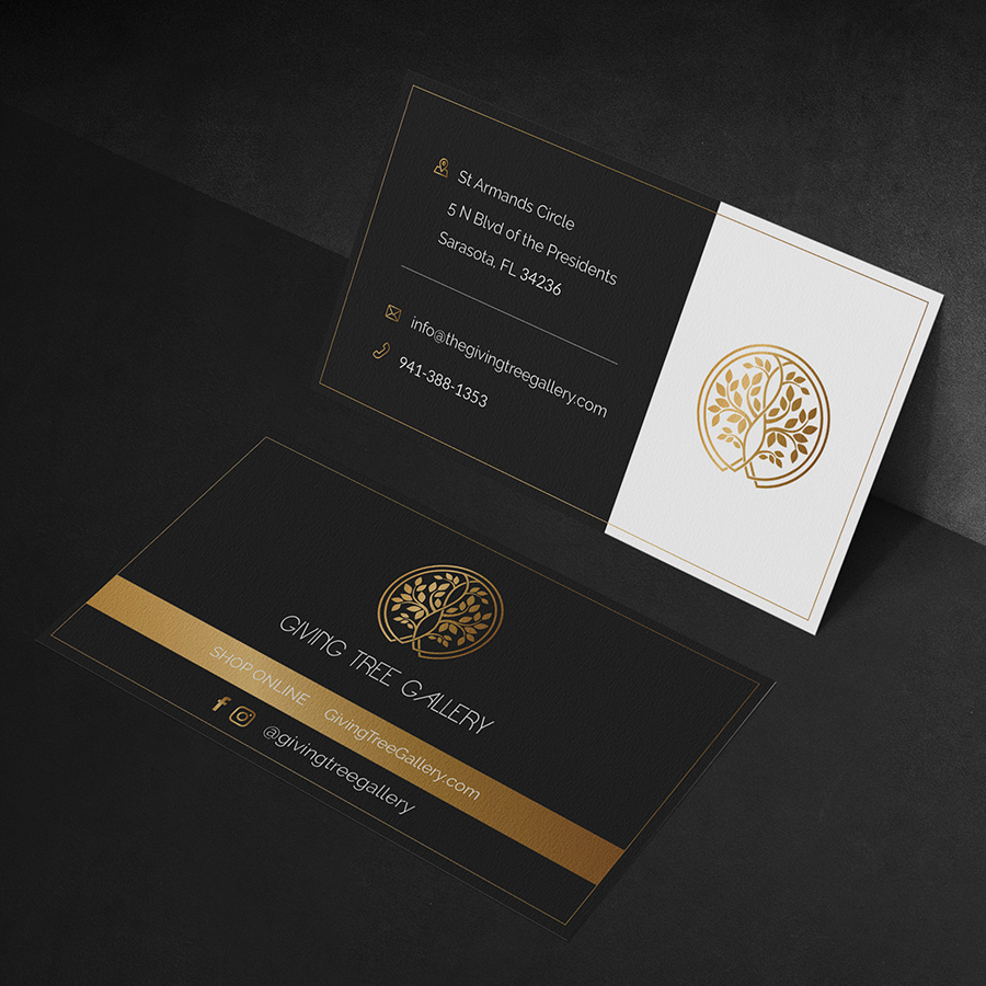 GIVING TREE GALLERY BUSINESS CARD
