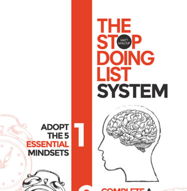 STOP DOING LIST SYSTEM- INFOGRAPHIC DESIGN