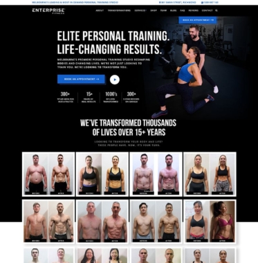 Enterprise Fitness Website