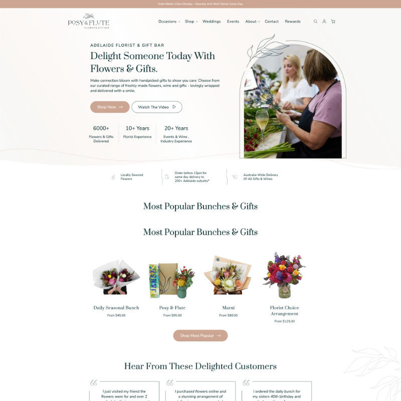 Posy & Flute - Home Page