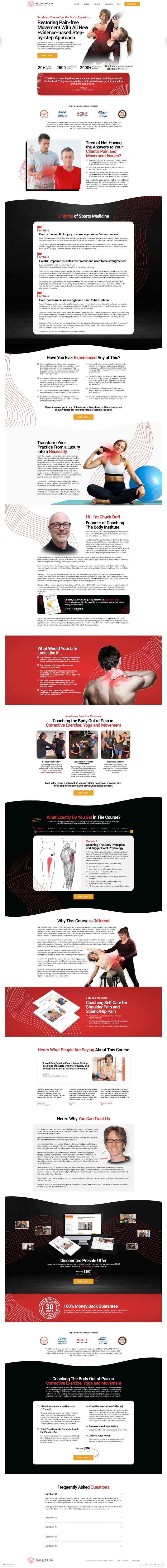Coaching the Body (Landing Page)
